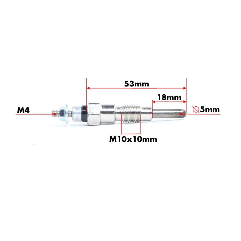 Bougie de préchauffage | Bobine de préchauffage Kubota B1200-B1702 | B5000-B7100