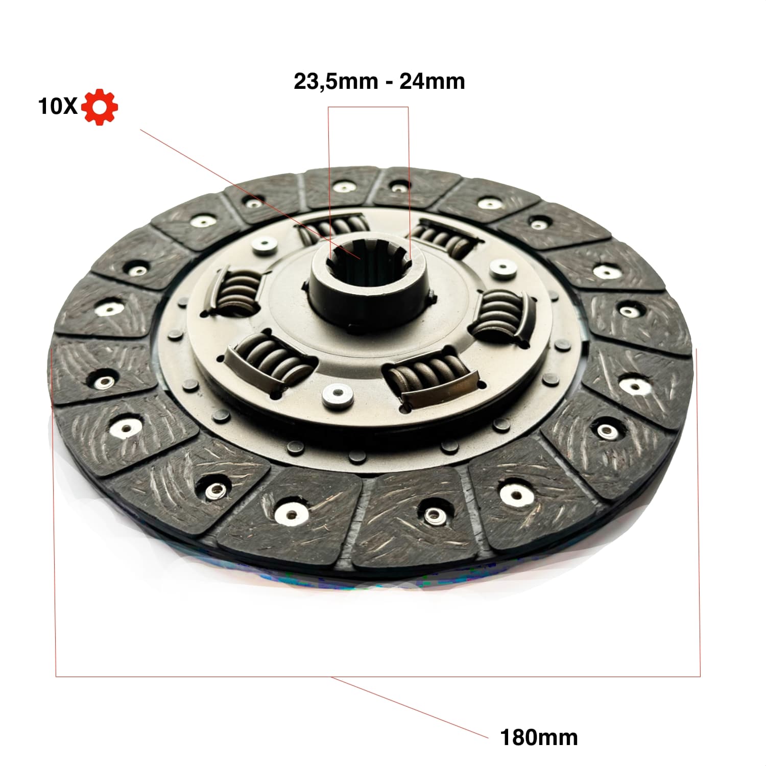 Disque d'embrayage Ford 1200 - 1300 | Shibaura S700 | S1200 | SD1543 - SE2500 - 3