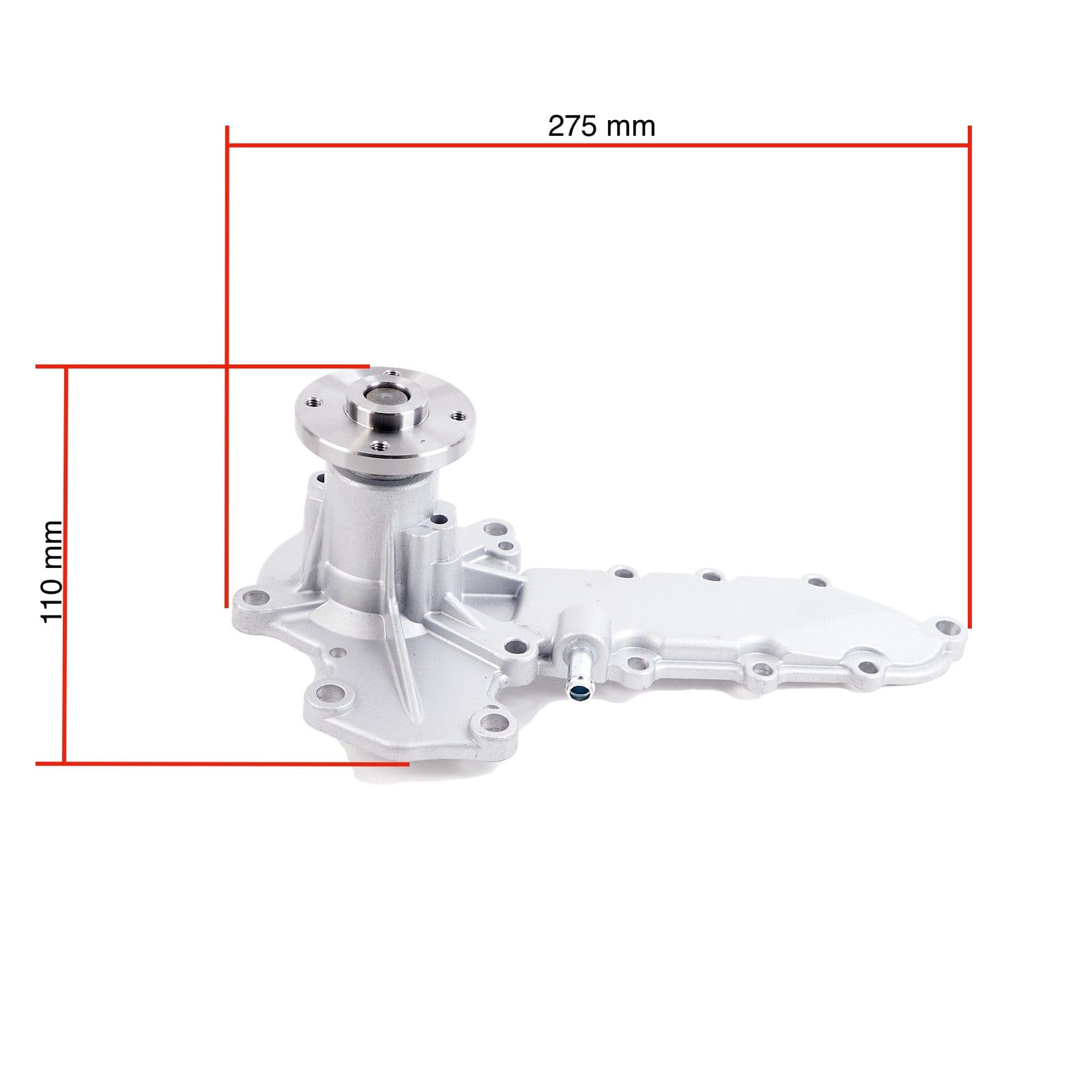 Pompe à eau Kubota D1803M | V2203 M-DI | V2403 avec tuyau supplémentaire - 2
