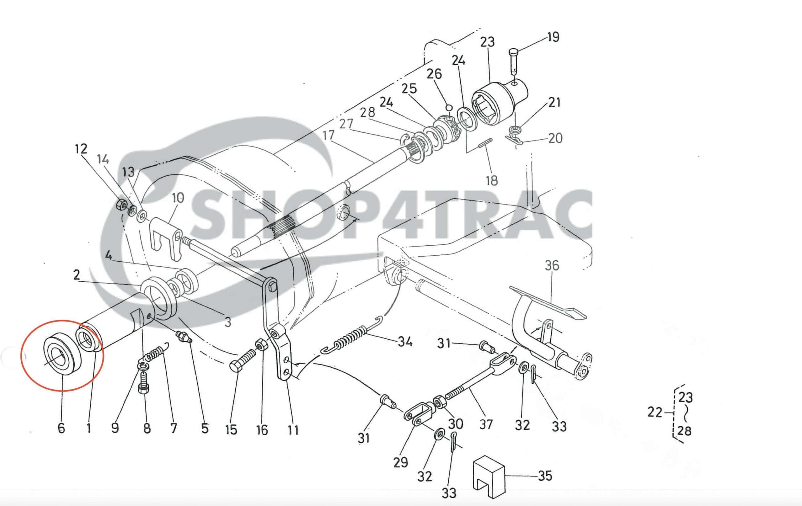 Kit d’embrayage Kubota B5000-B7001 | Zen-noh ZB | Shop4Trac