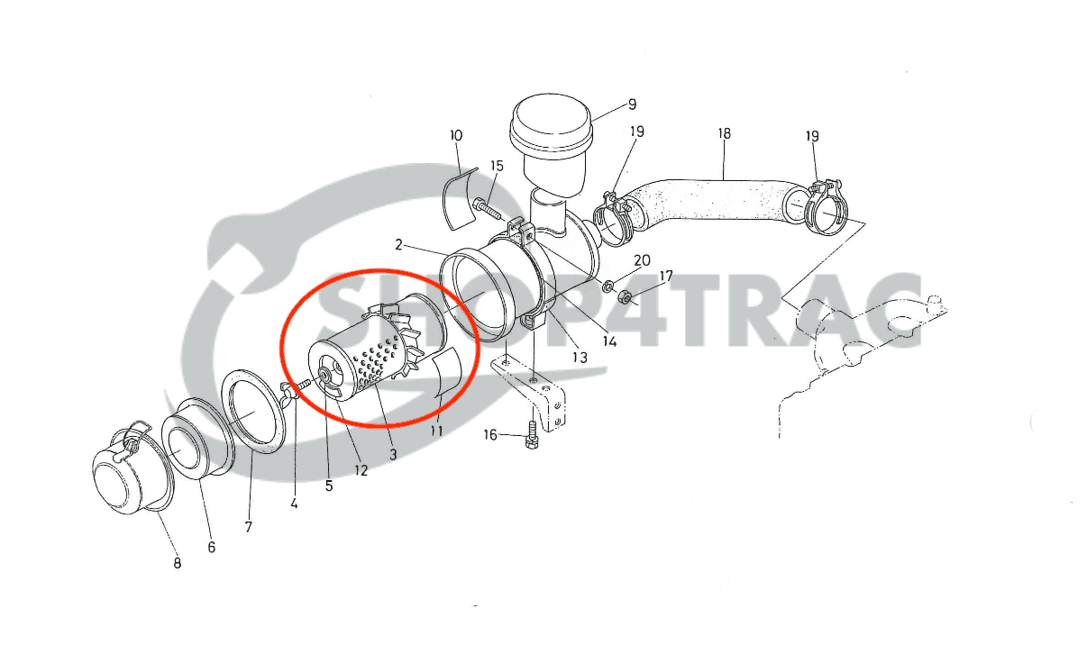 Kit de filtre Kubota série B | Shop4Trac