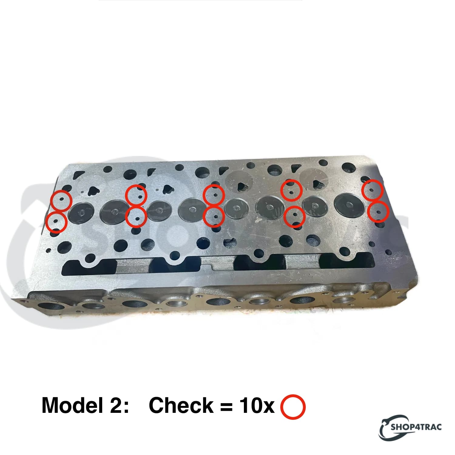 Culasse complète Kubota V2003 | V2203 | V2203E | V2203B | Moteur V2403 | Modèle 2 - 3