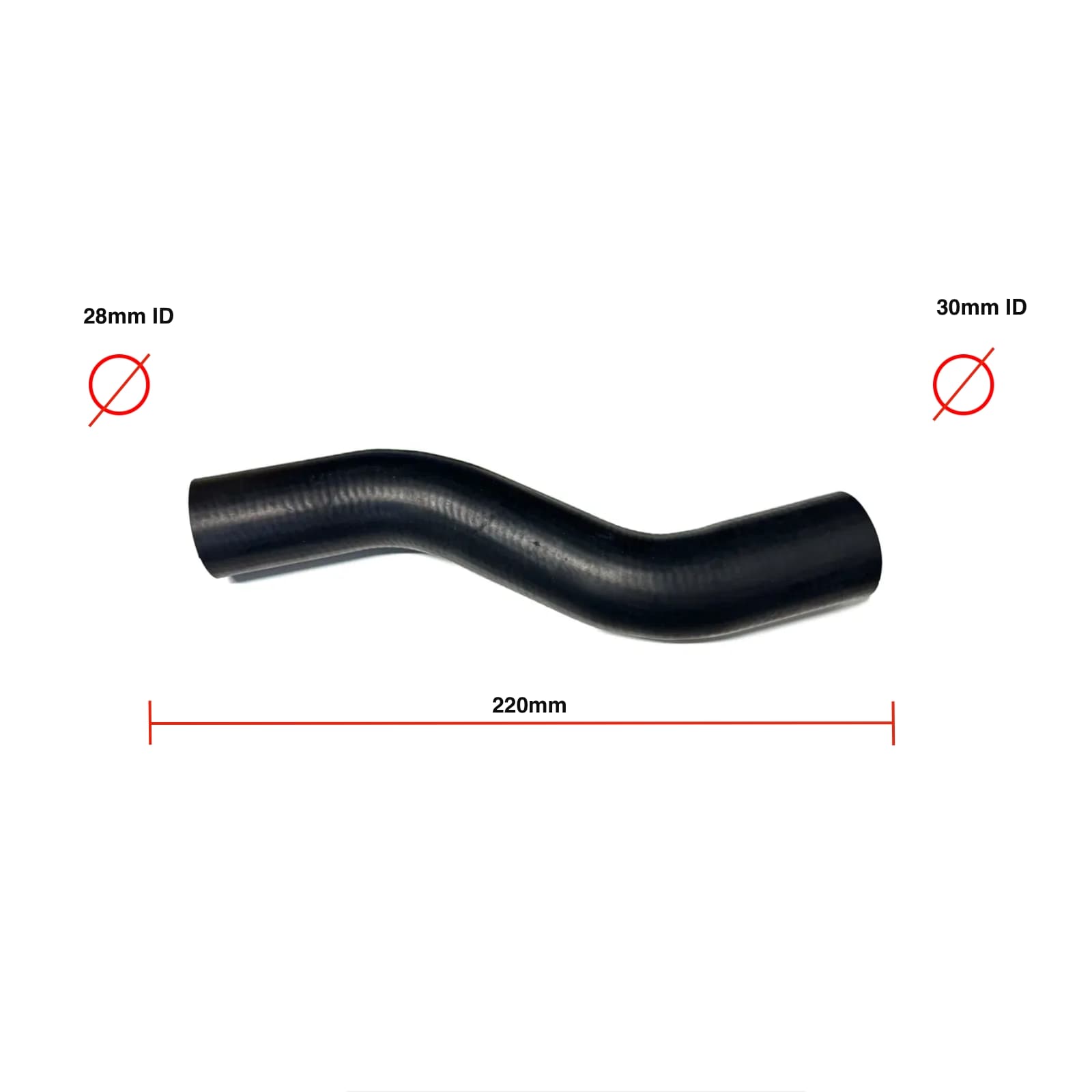 Durite de radiateur inférieure Yanmar YM1300-YM1700 | YM135 - YM165 - 2