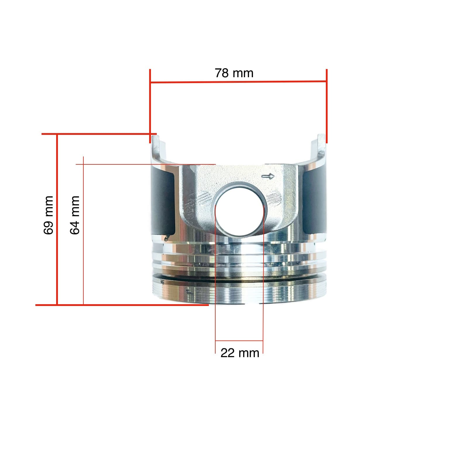 Piston Moteur Kubota D1105 | V1505 | A-19 | A-195 | B2400 | B2410 | B2620 - 2