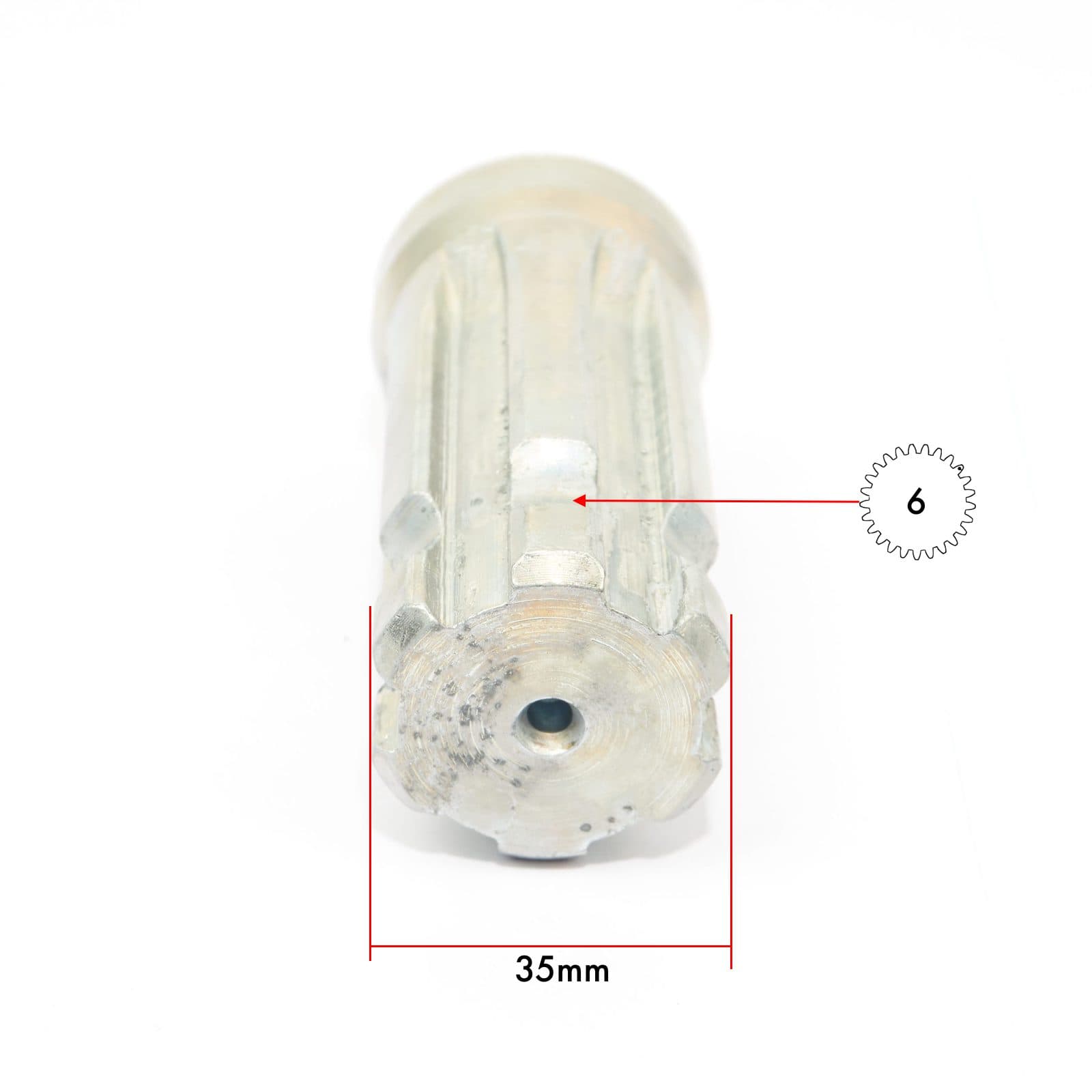 Adaptateur de prise de force | adaptateur 1 « 1/8 (6 cannelures) vers 1 » 3/8 (6 cannelures) - 3