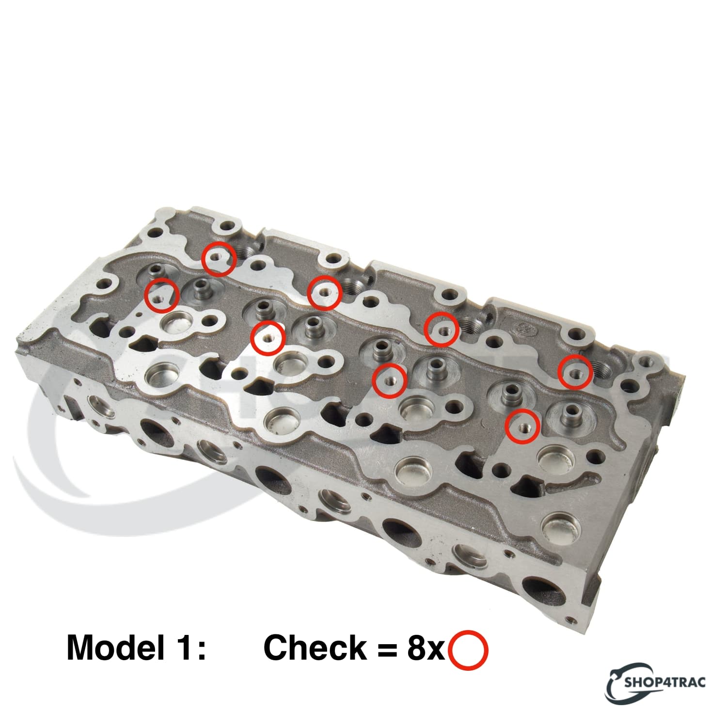 Culasse complète Kubota V2203E | V2203B | V2403E | V2403M | modèle 1 - 3