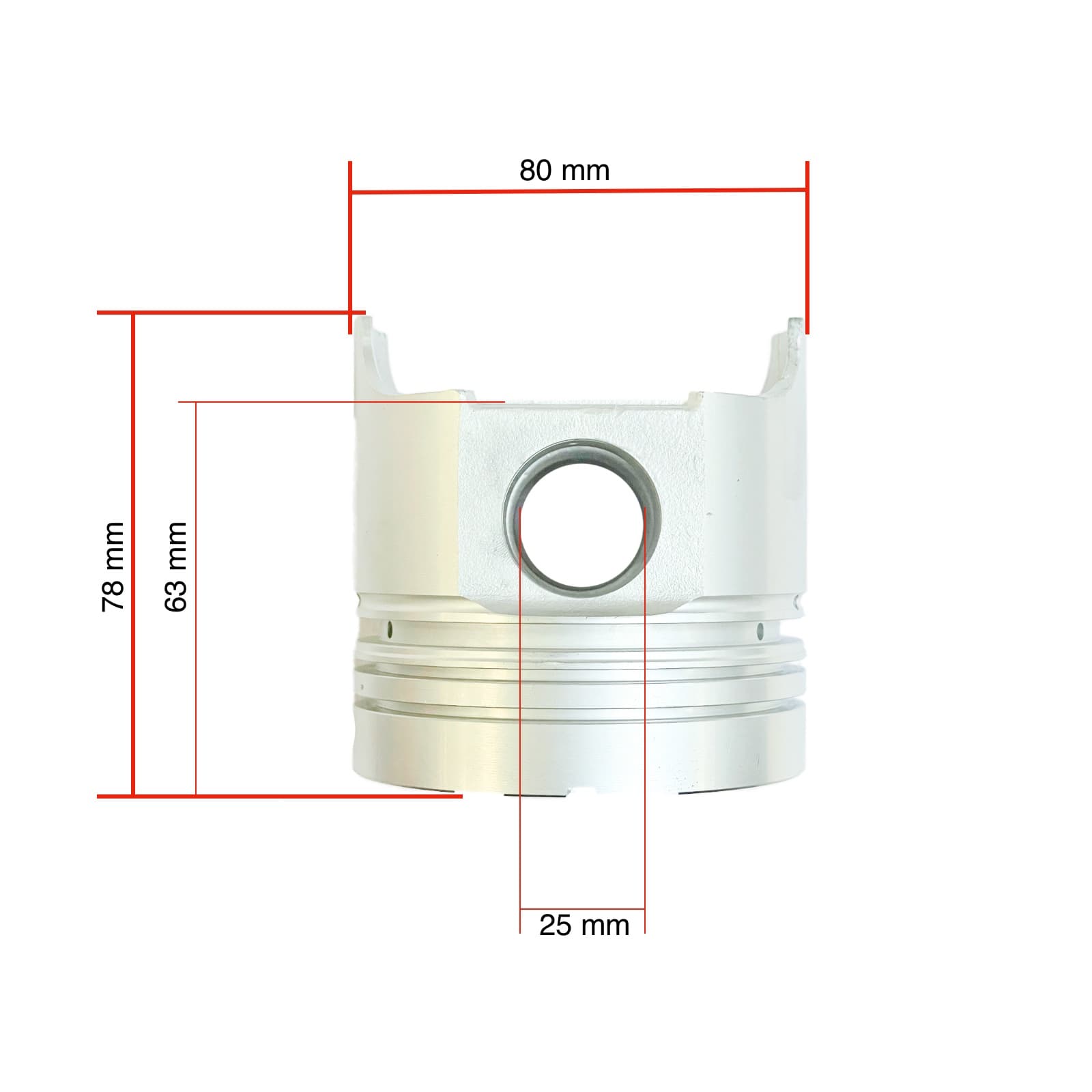 Piston Iseki TE4270 | TL1901 - TL2500 | TU197 - TU240 | E3AE1 - 2
