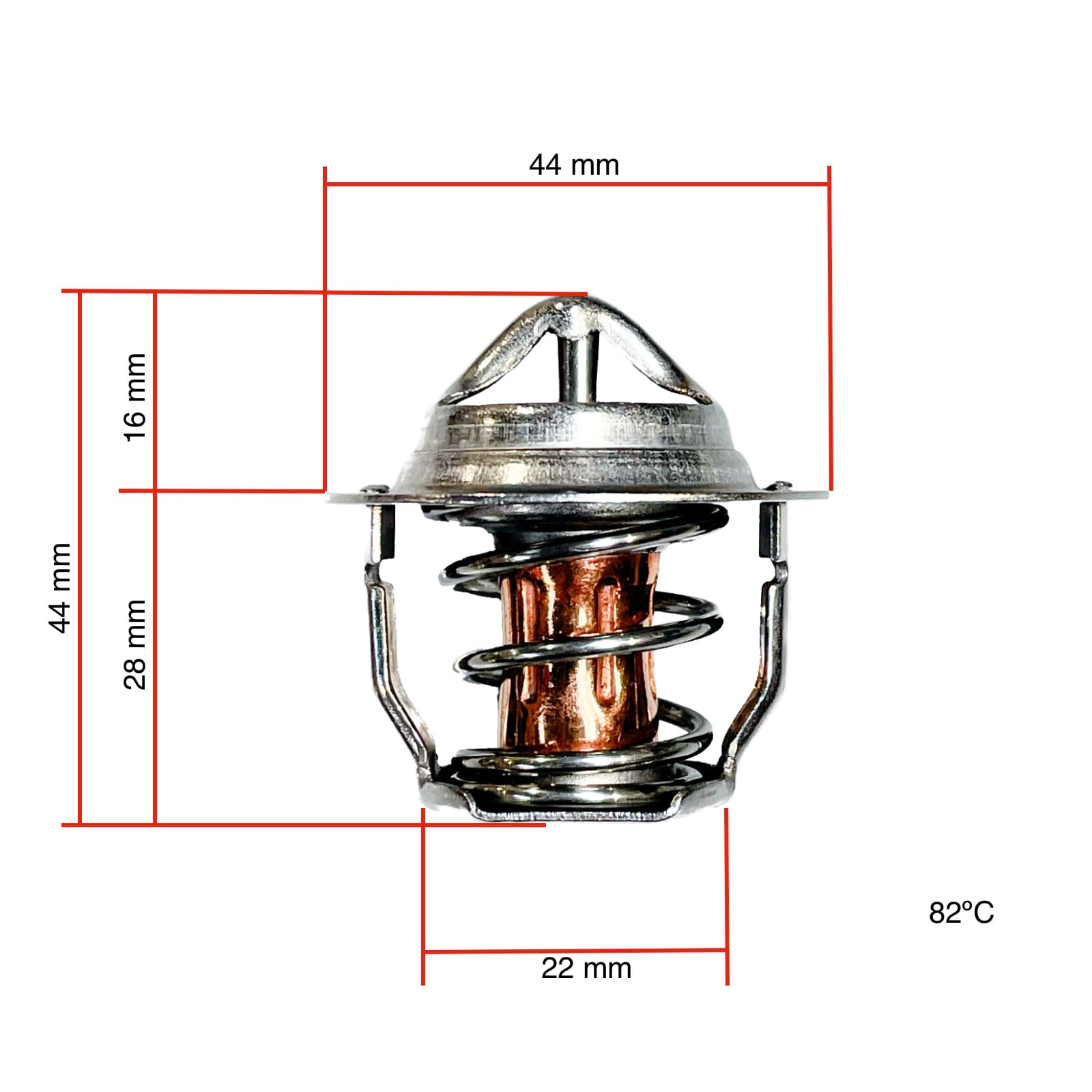 Thermostat Kubota D905, D1302, D1402 - 2