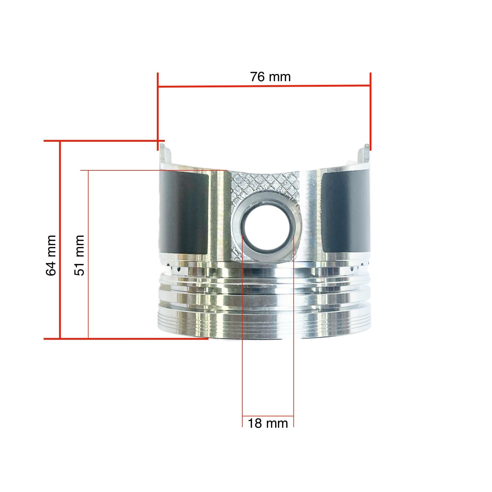 Piston Mitsubishi L2E, L3E | broche 18mm - 2