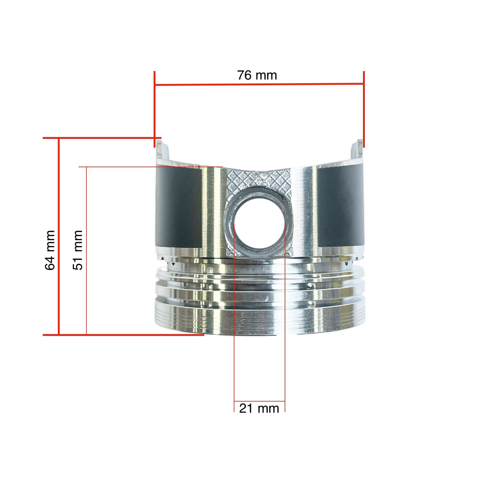 Piston Mitsubishi L2E, L3E | broche 21mm - 2