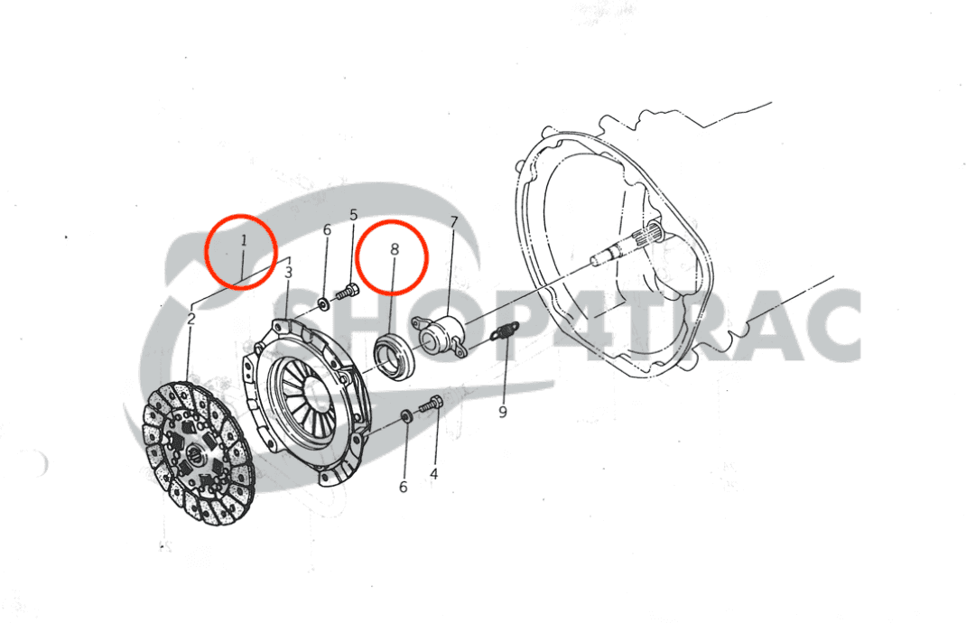 Kit d’embrayage Iseki TA | TL | TU | Shop4Trac