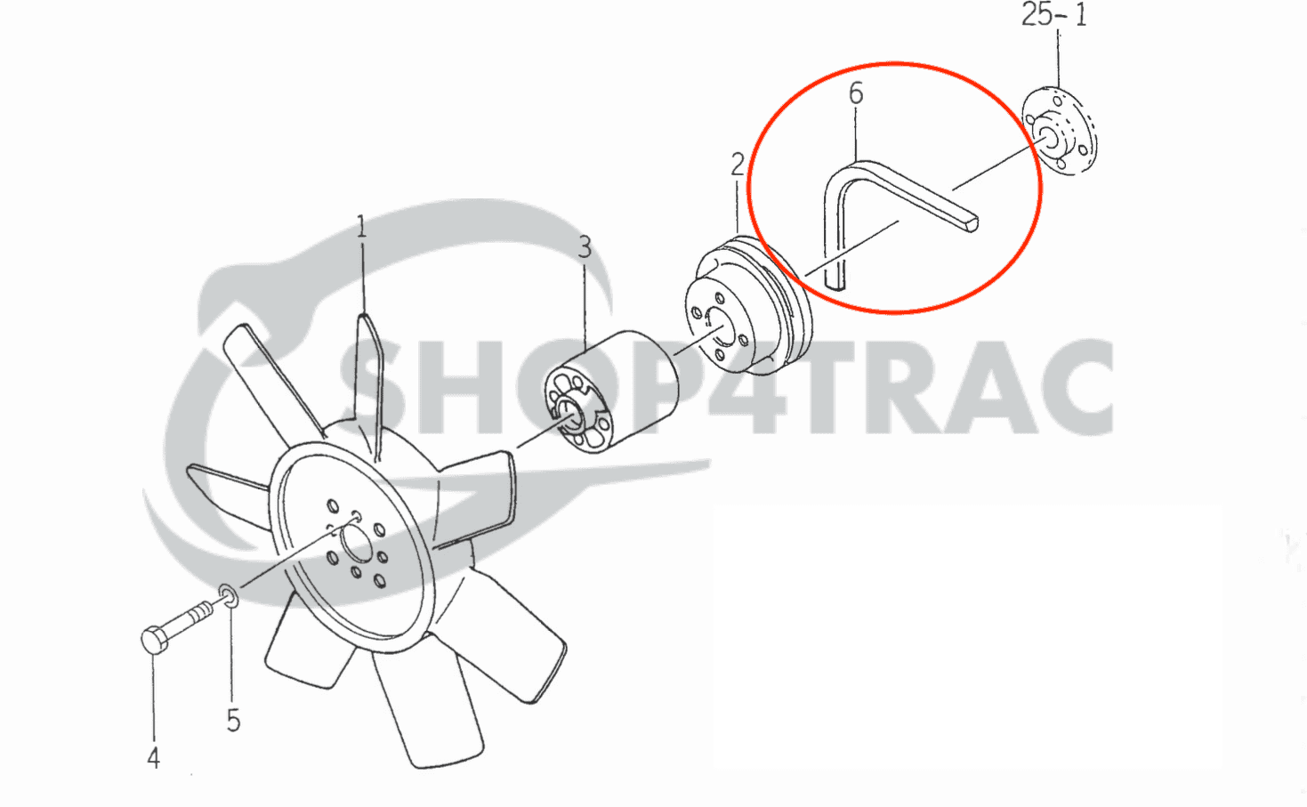 Courroie trapézoïdale Iseki TX1300 - TX1500 | Shop4Trac