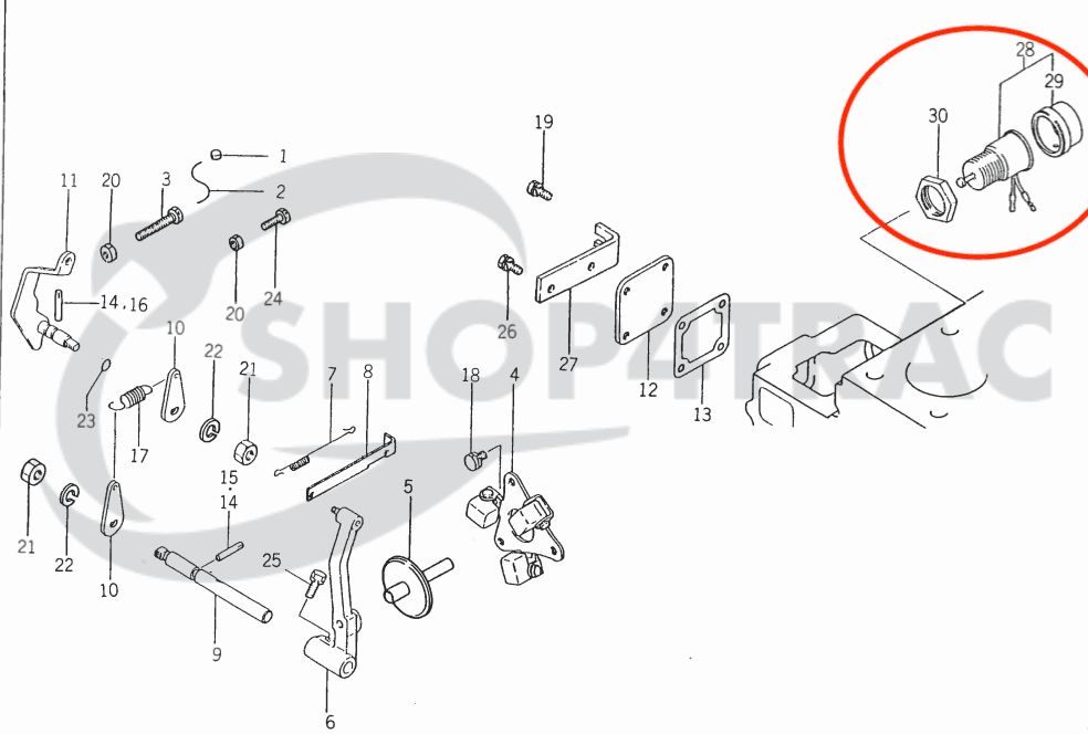 Solénoïde Iseki Landhope | TU120 - TU177 | TU1400 - TU1601 | MT17 - MT2501 - 4