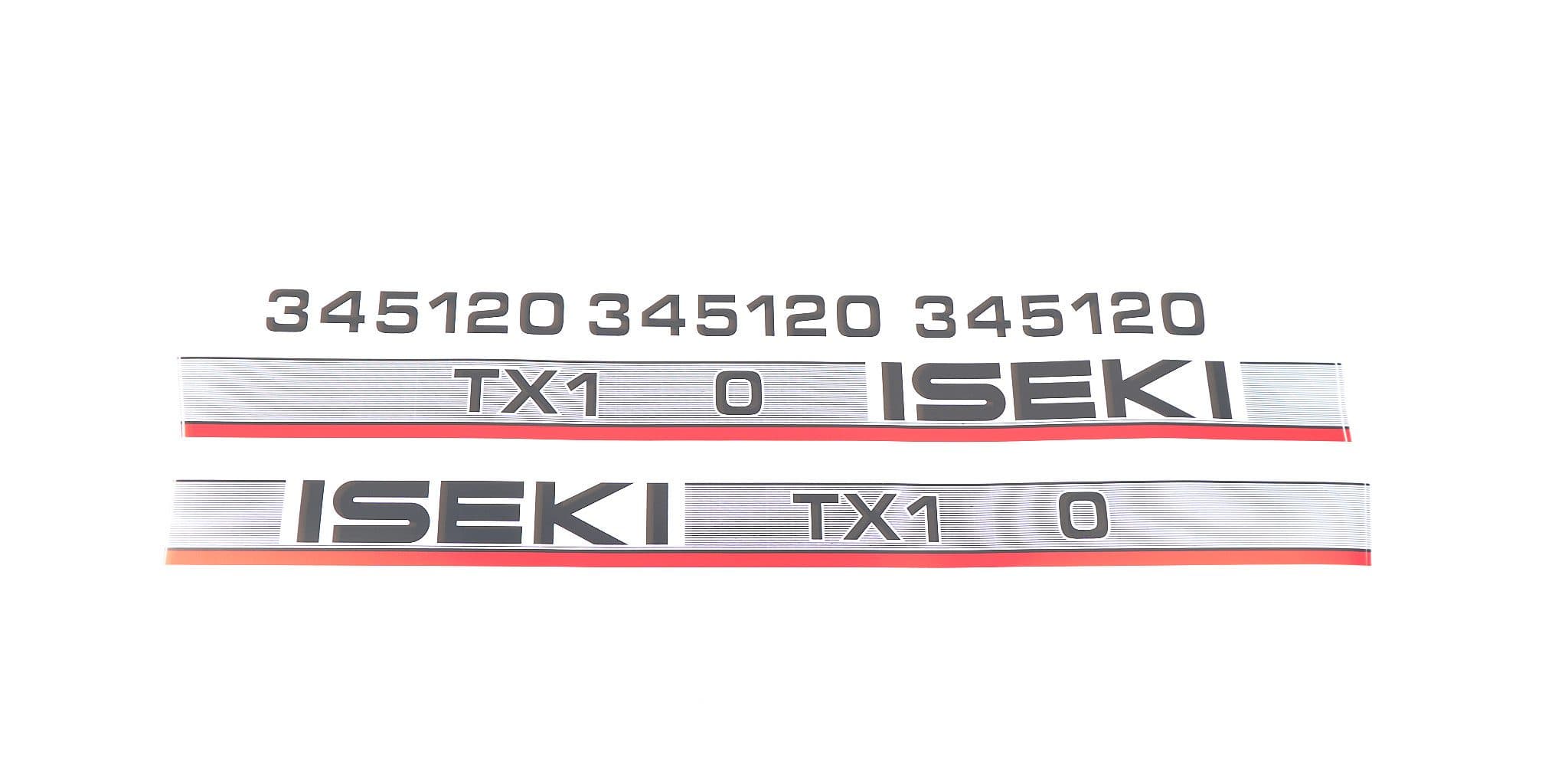 Jeu d'autocollants Iseki TX series 00-10 | TX1000, TX1300 | TX1510