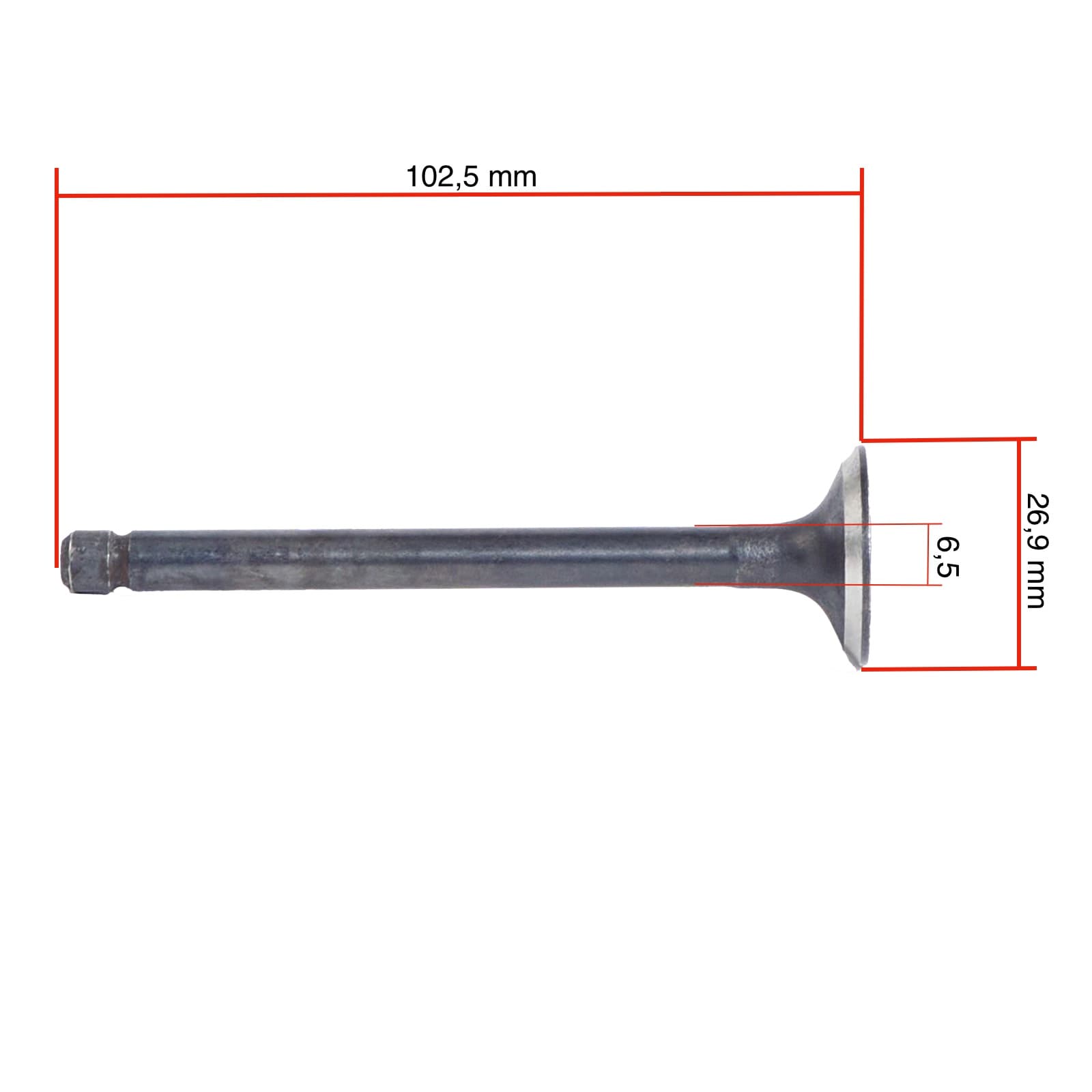 Soupape d'échappement Mitsubishi S3L - S3L2 - S4L - S4L2 | Weidemann | Pel-job | Mahindra - 2