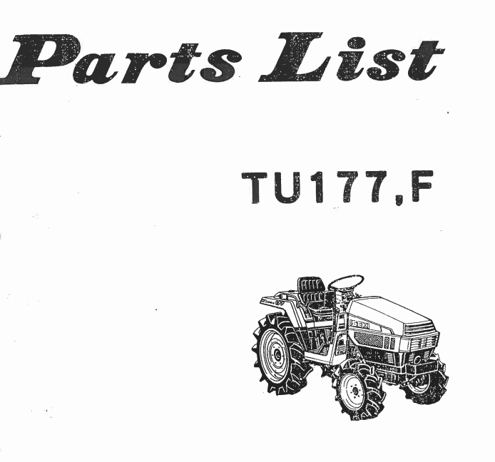 Manuel Iseki Landhope TU177, TU177F