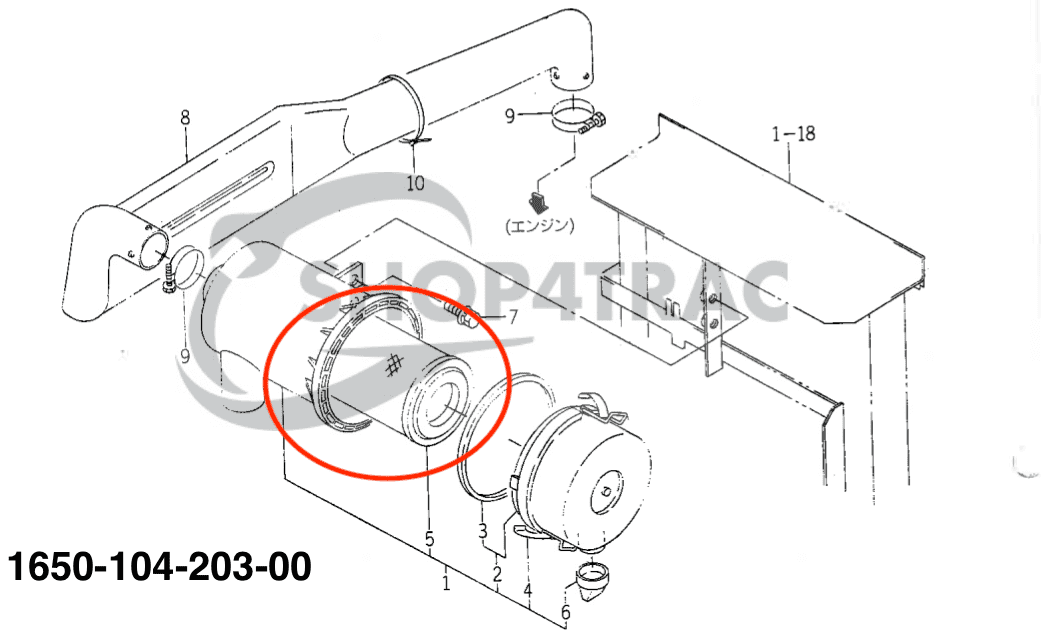 Jeu de filtres Iseki TG GEAS | TG21-33 | Shop4Trac
