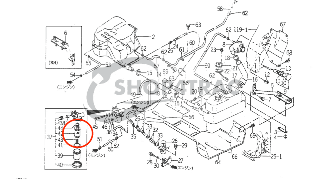 Jeu de filtres Iseki TG GEAS | TG21-33 | Shop4Trac