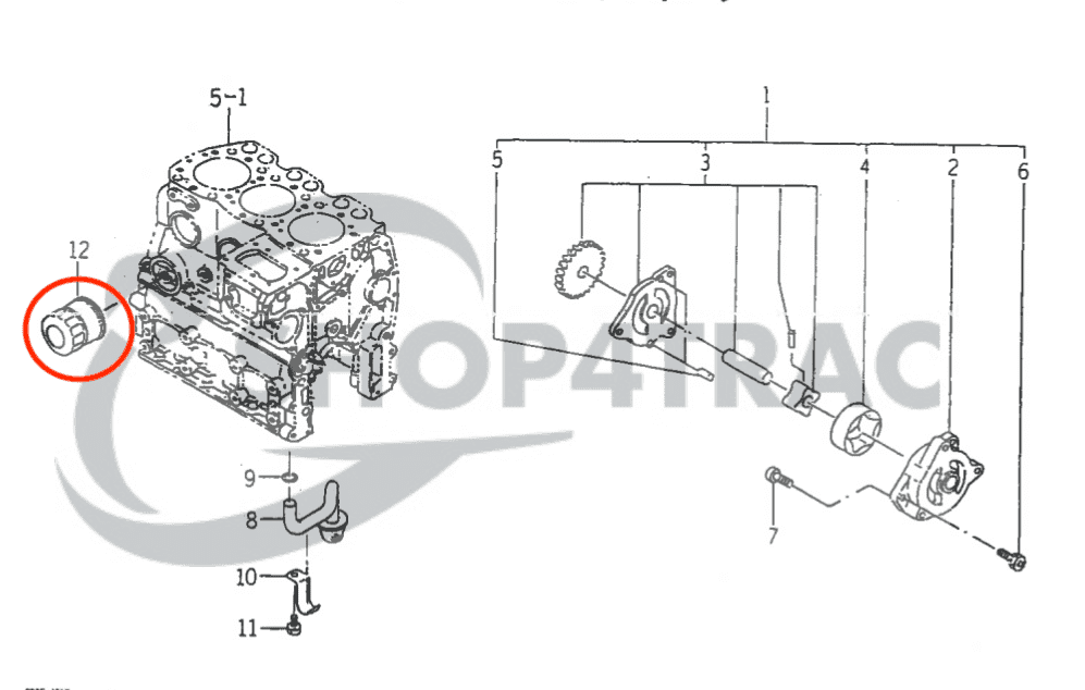 Jeu de filtres Iseki TG GEAS | TG21-33 | Shop4Trac