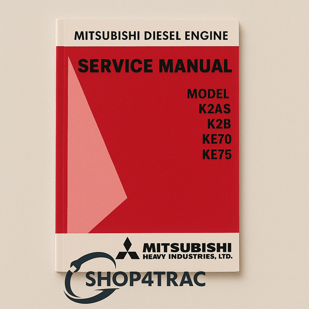 Manuel d'entretien Manual Mitsubishi KE70 | KE75 | K2A | K2B | K2C | Bolens | Diesel unique | Castor