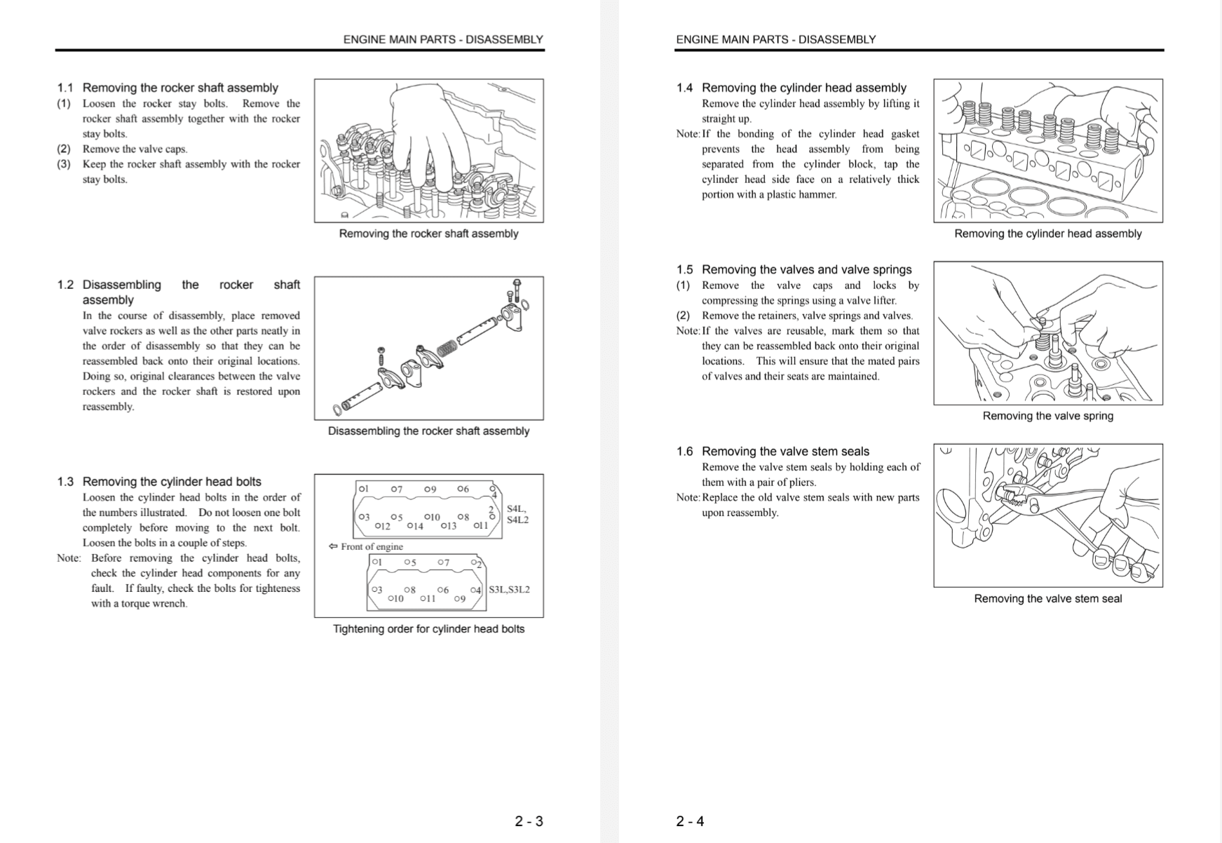 Manual Mitsubishi KE70, KE75, K2A, K2B, K2C