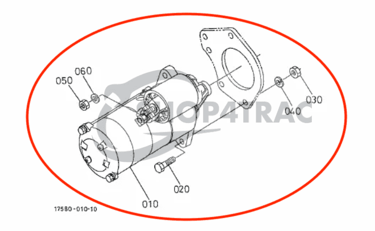 Démarreur Kubota Z402 | Aixam | Shop4Trac