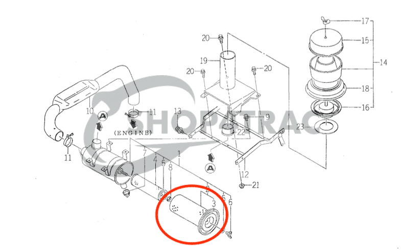 Kit de filtres Iseki TK21 - TK33 | TK527 - TK529 - TK532 - TK533 - TK538 | Shop4Trac