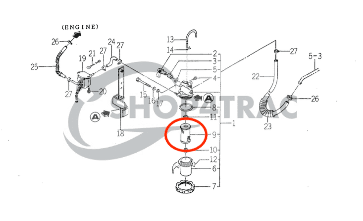 Kit de filtres Iseki TK21 - TK33 | TK527 - TK529 - TK532 - TK533 - TK538 | Shop4Trac