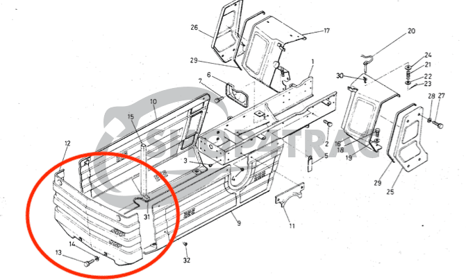 Gril Kubota B1200 - B1502 | Zen-noh ZB1200 - ZB1702 | Shop4Trac