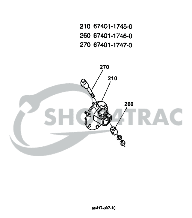 Jante d'essieu fixe – Moyeu de roue Kubota B1550 - B2410 | B5100 - B7610 | B1700 - B2100 | Shop4Trac