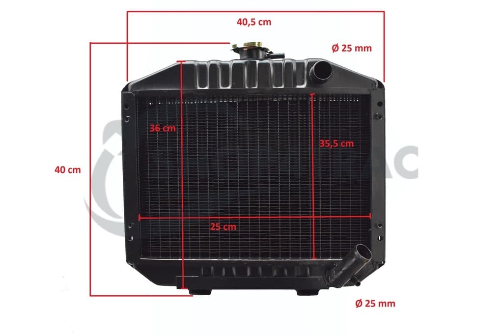 Radiateur Yanmar KE-2 | KE-3 | KE-4 | KE-2D | KE-3D | KE-2A | KE-3A | KE-4A - 2