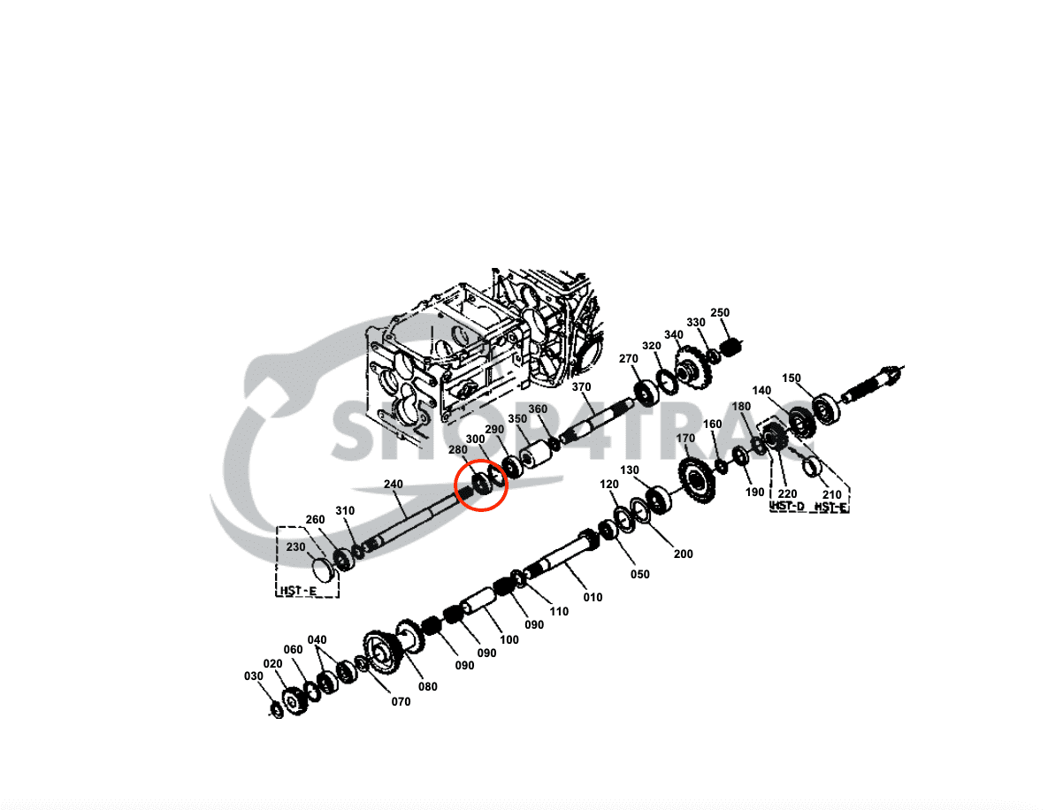 Sceau à huile transmission Kubota B1550 - B7100 | BX1500 - BX2680 | F2000 - F2400 | Kioti CK20 | TC20428 - 2