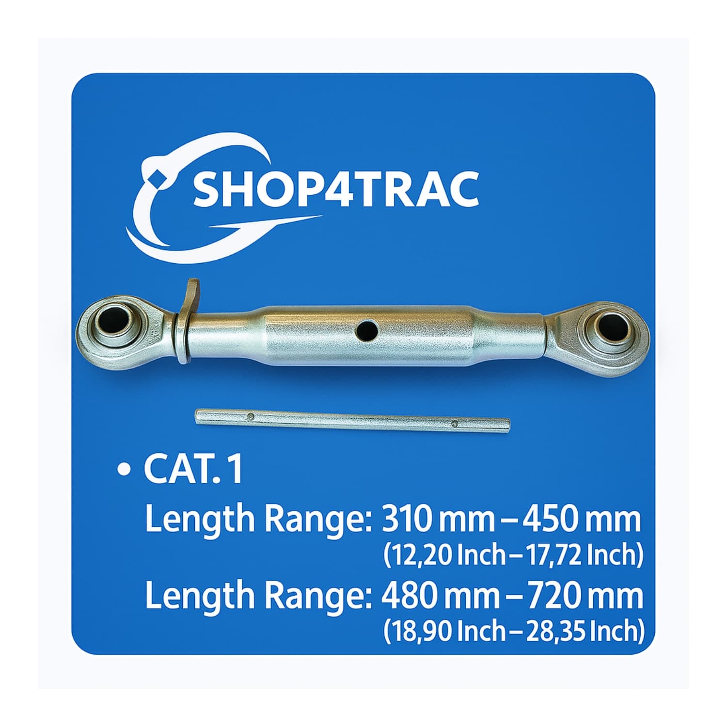 Lien supérieur Cat.1 | Kubota-Yanmar-Shibaura-Hinomoto-Iseki