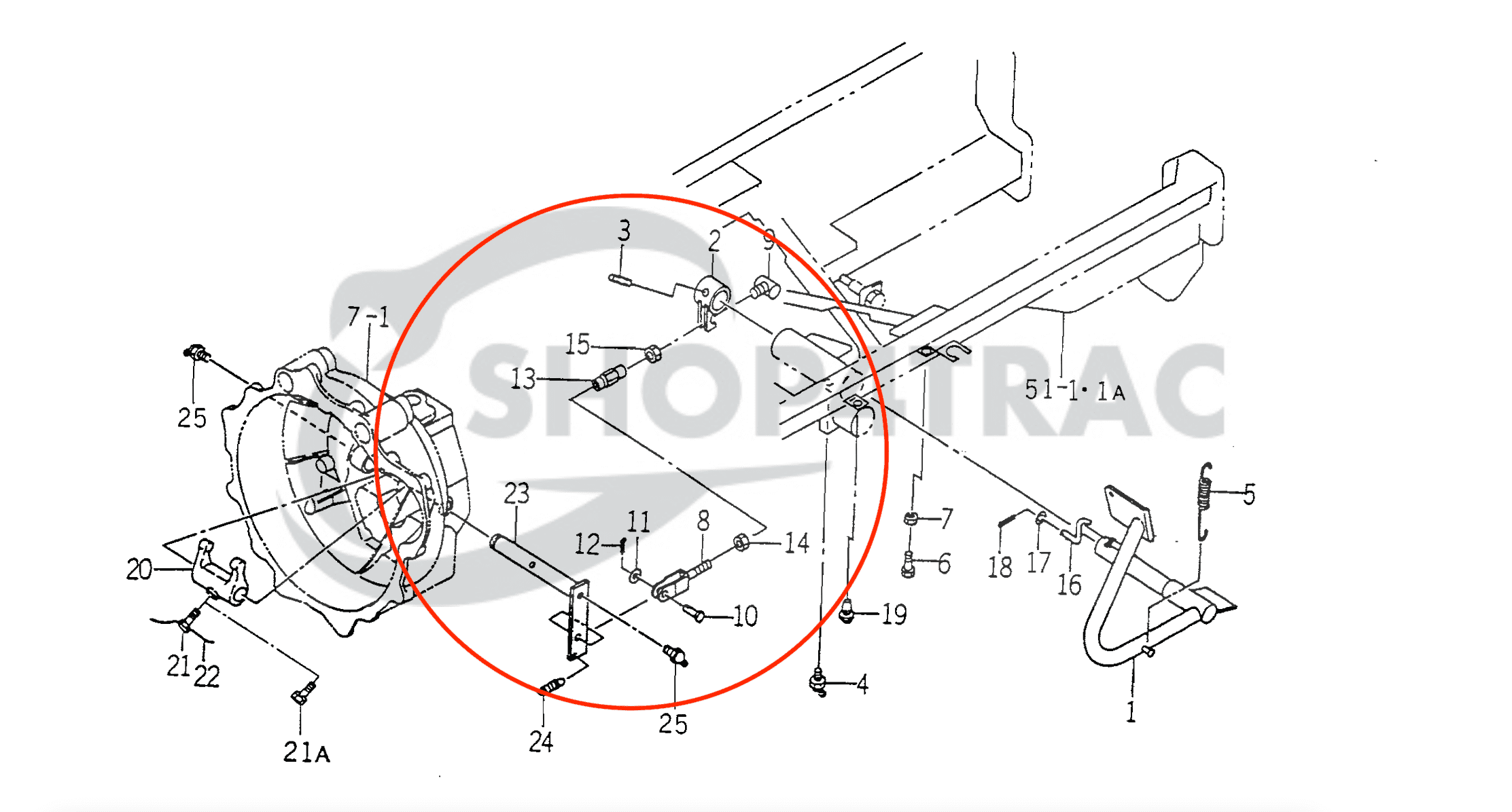 Câble d'embrayage Iseki TU120 - TU177 | TU180 - TU257 | TU320 - TU324 - 2