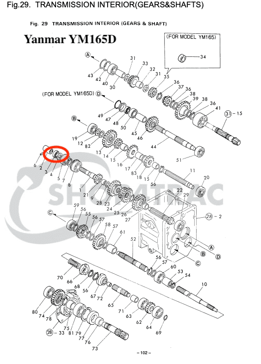 Sceau à huile Iseki SF | Yanmar YM | Kubota B | ZD | KX | TC20357 - 2