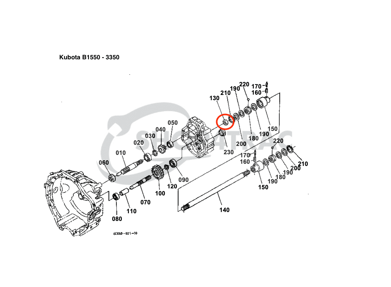 Sceau à huile Iseki SF | Yanmar YM | Kubota B | ZD | KX | TC20357 - 3