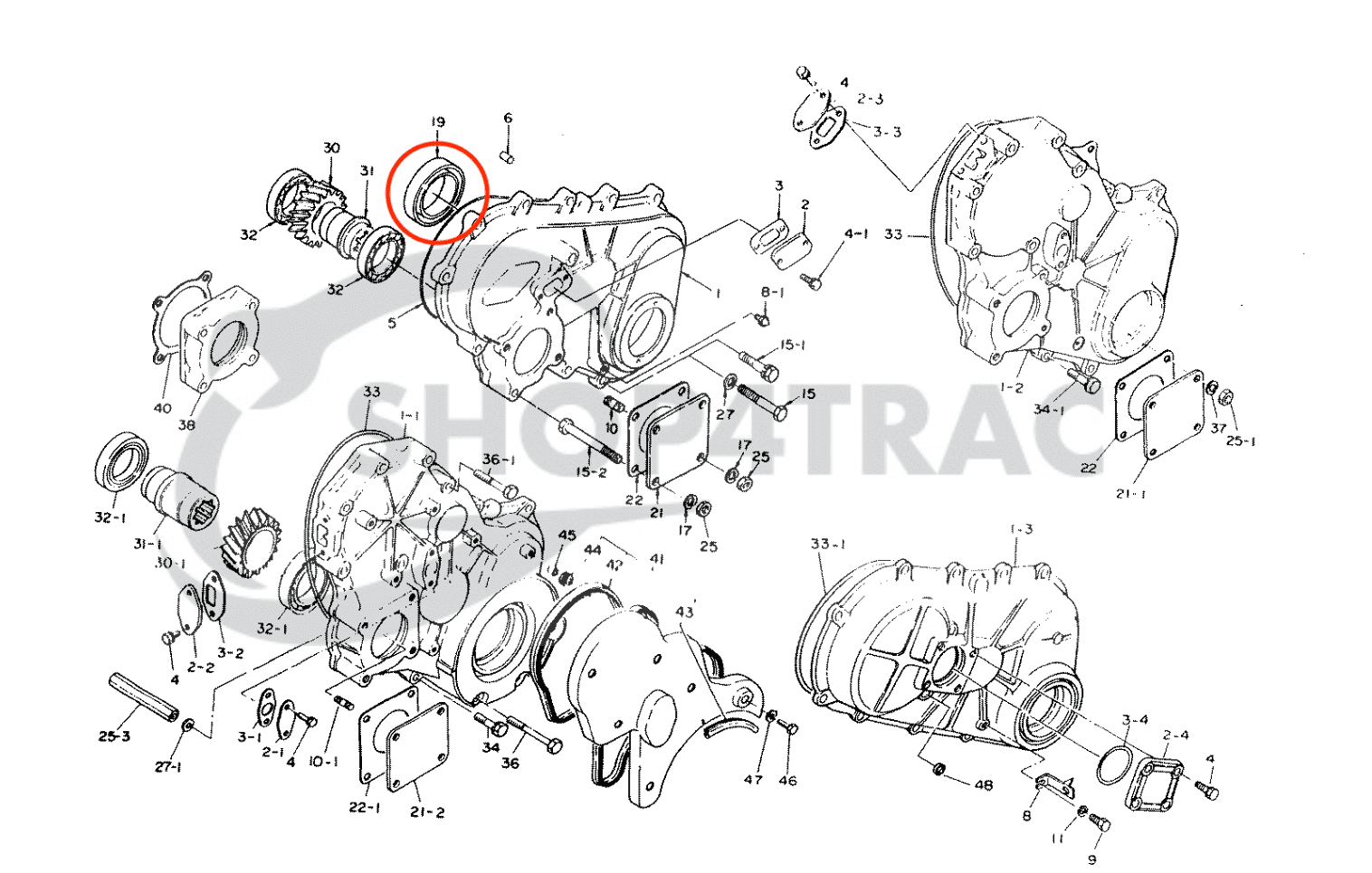 Joint de Vilebrequin avant Isuzu Iseki TA207 - TA317 | TS1610 - TS4510 | TU180 - TU257