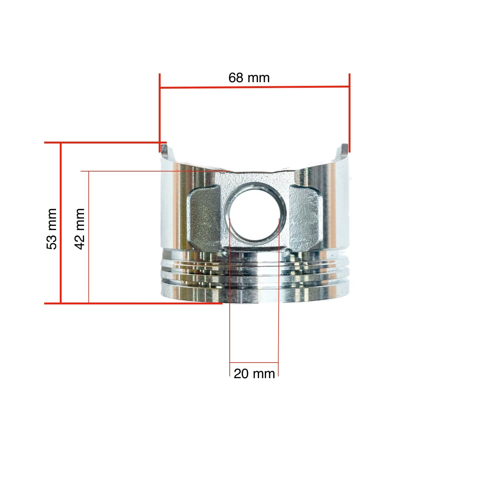 Piston Yanmar 2TNE68 | 3TNE68 | Takeuchi | KOMATSU 3D68E - 2