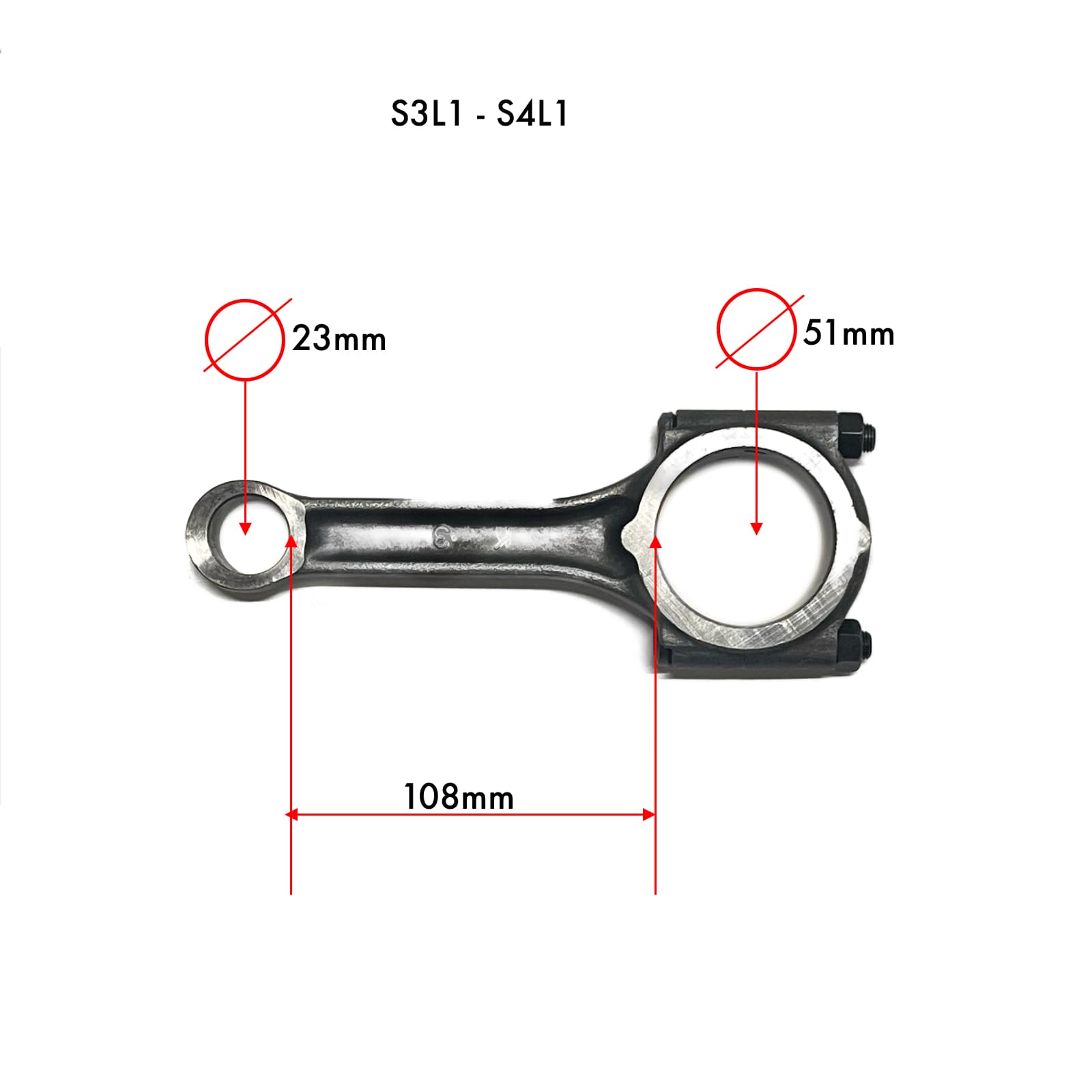 Bielle Mitsubishi S3L - S4l | S3L2 - S4l2 | S3L1 - S4L1 - 5