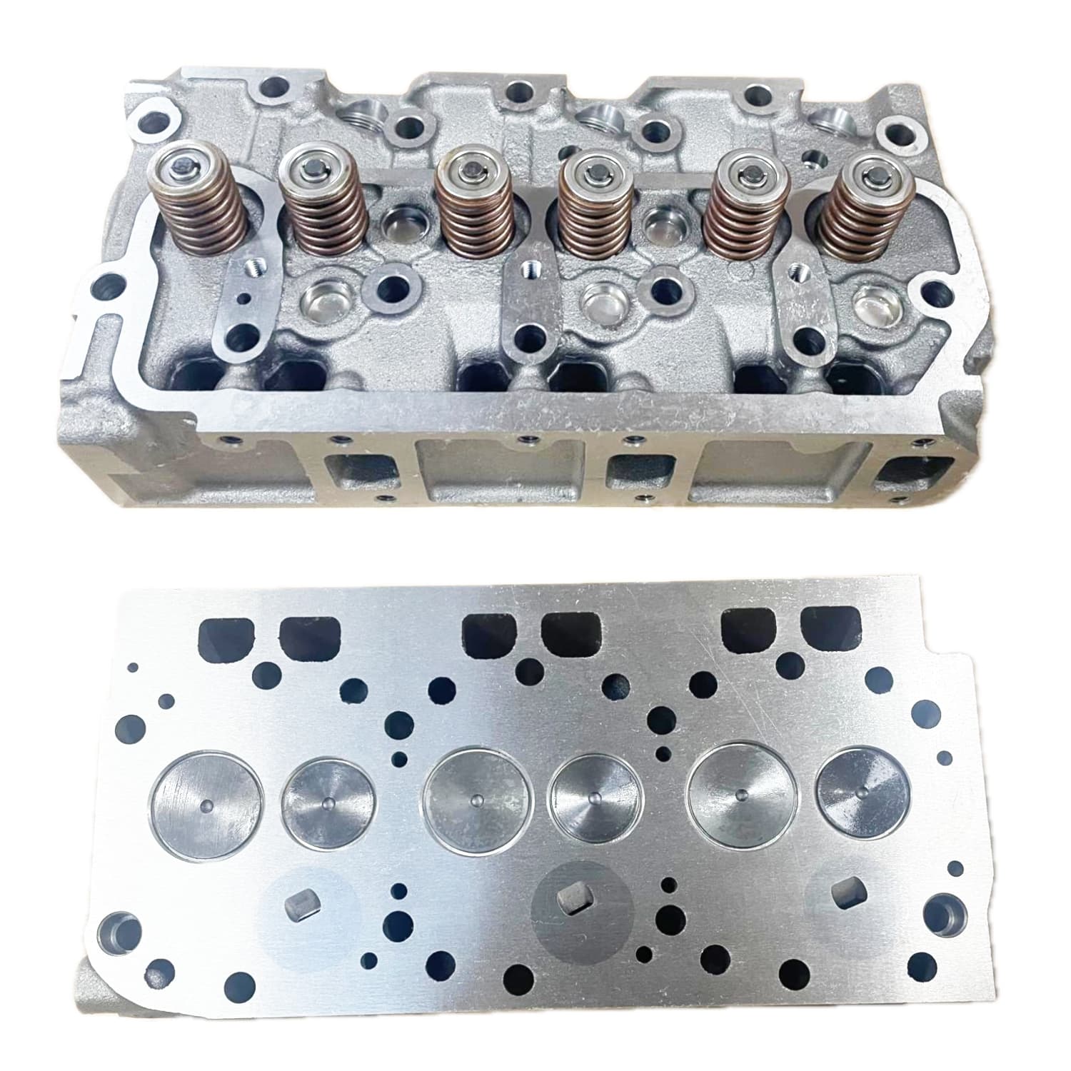 Culasse Iseki E3CD | E3CD-T | E3CE | complet + joint de culasse + bougie de préchauffage - 3