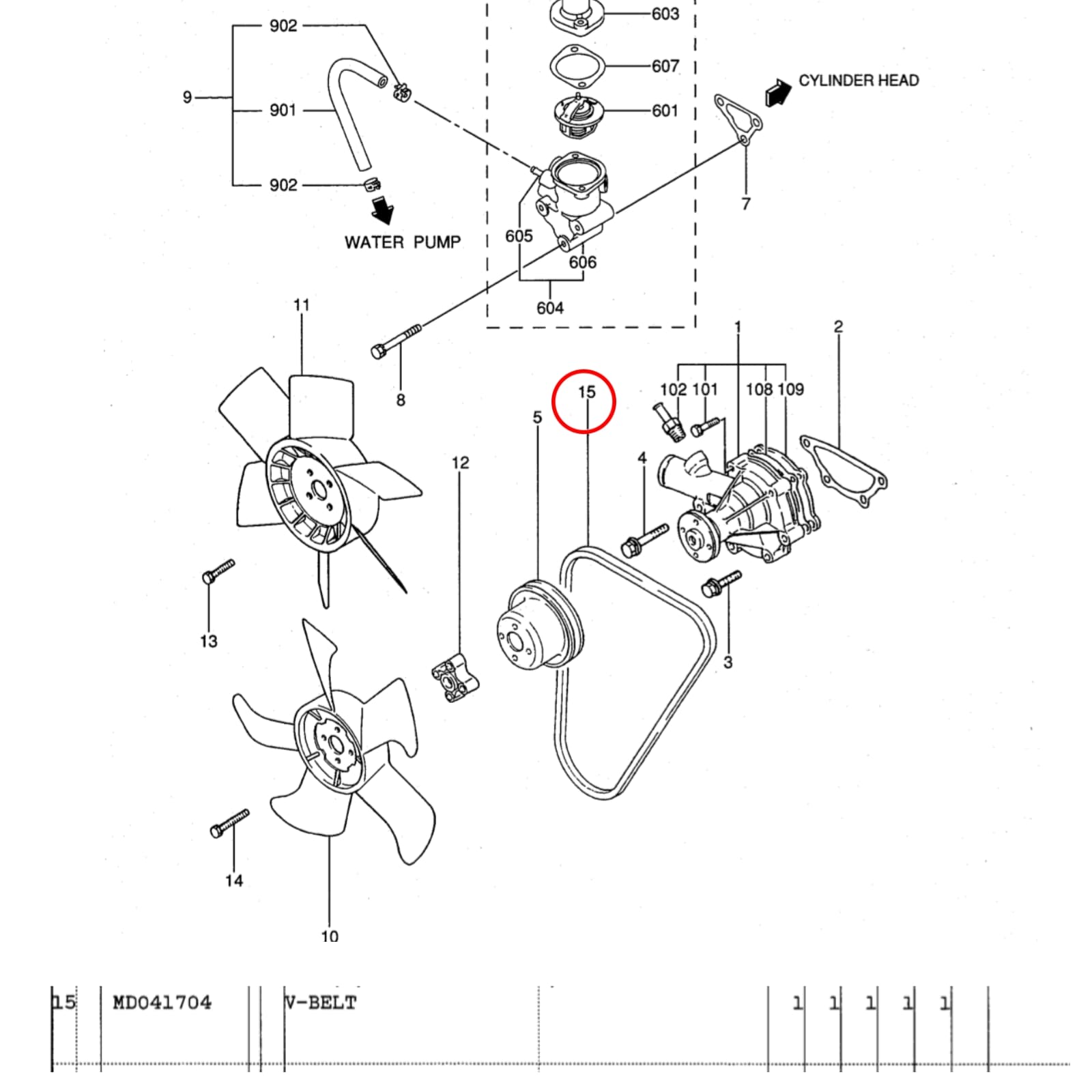 Courroie trapézoïdale Solis 26 | Mahindra 26-2015-3016 | S3L2 | S4L2 - 3
