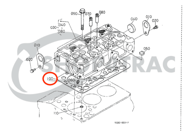 Kit d'emballage Kubota D782 | 3D66 | Hanix - 2