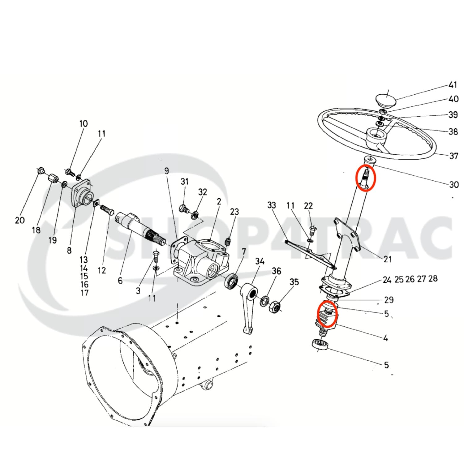 Biellette de direction Kubota B5000 | B5001 | B6000 | B6000E | Zen-noh ZB6000 - 2