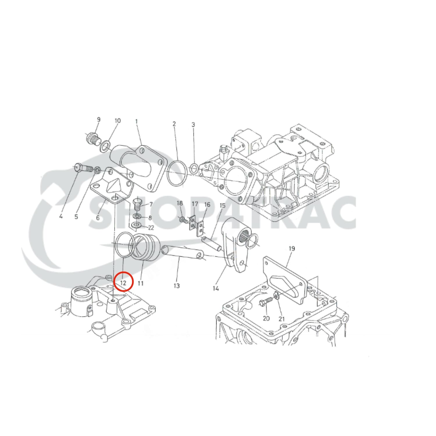 Joint torique du vérin Joint torique Vérin de levage | Joint hydraulique Kubota B5000 - B7001 | B1200 - B1502 | B1-10 - B1-15 | XB-1 - 3