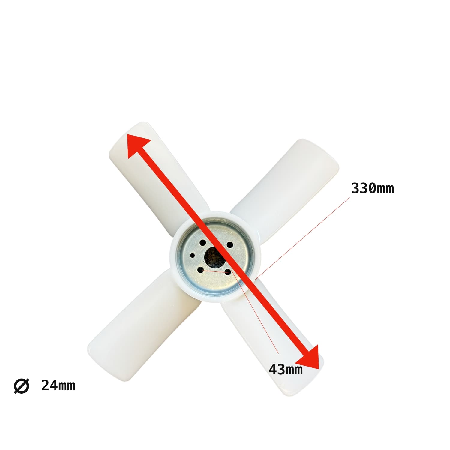 Ventilateur Kubota B7300 - B7410 | BX1500 - BX2380 | G1800 - GR2120 | ZD1011 - ZD321 - 2