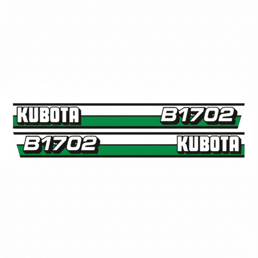 Autocollant | Jeu d'autocollants Kubota B1702 | Série B