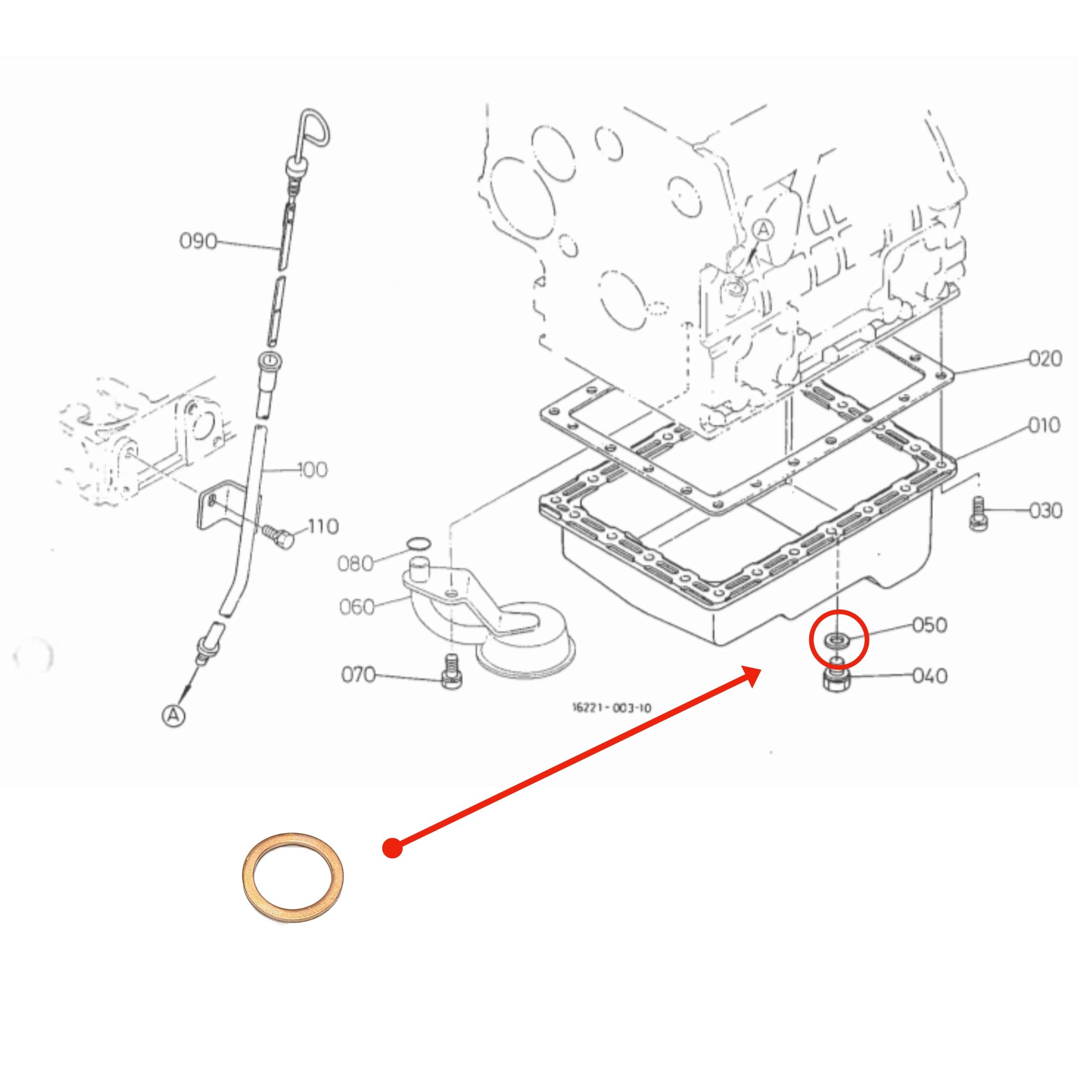 Kit de filtre Kubota D1105 | D1305 | V1205 | V1305 | V1505 | Schäffer - 2