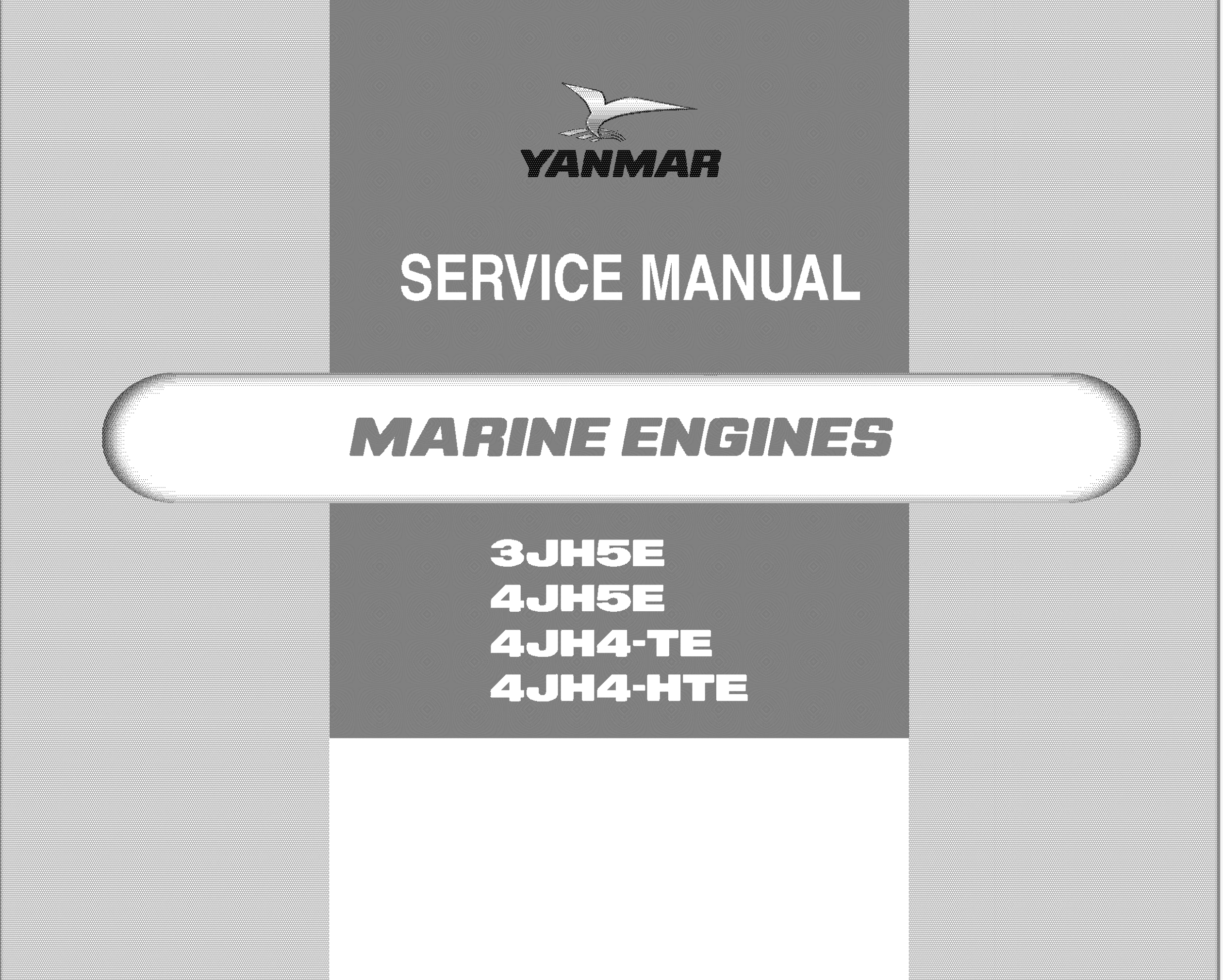 Manual - carnet d'entretien - couples de serrage Yanmar 3JH5E | 4JH5E | 4Jh4TE | 4JH4-HTE